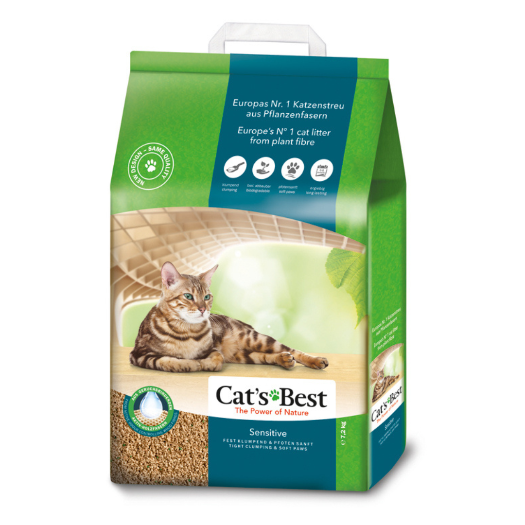 Cat's Best Sensitive 20 L/7,2 kg, klumpend