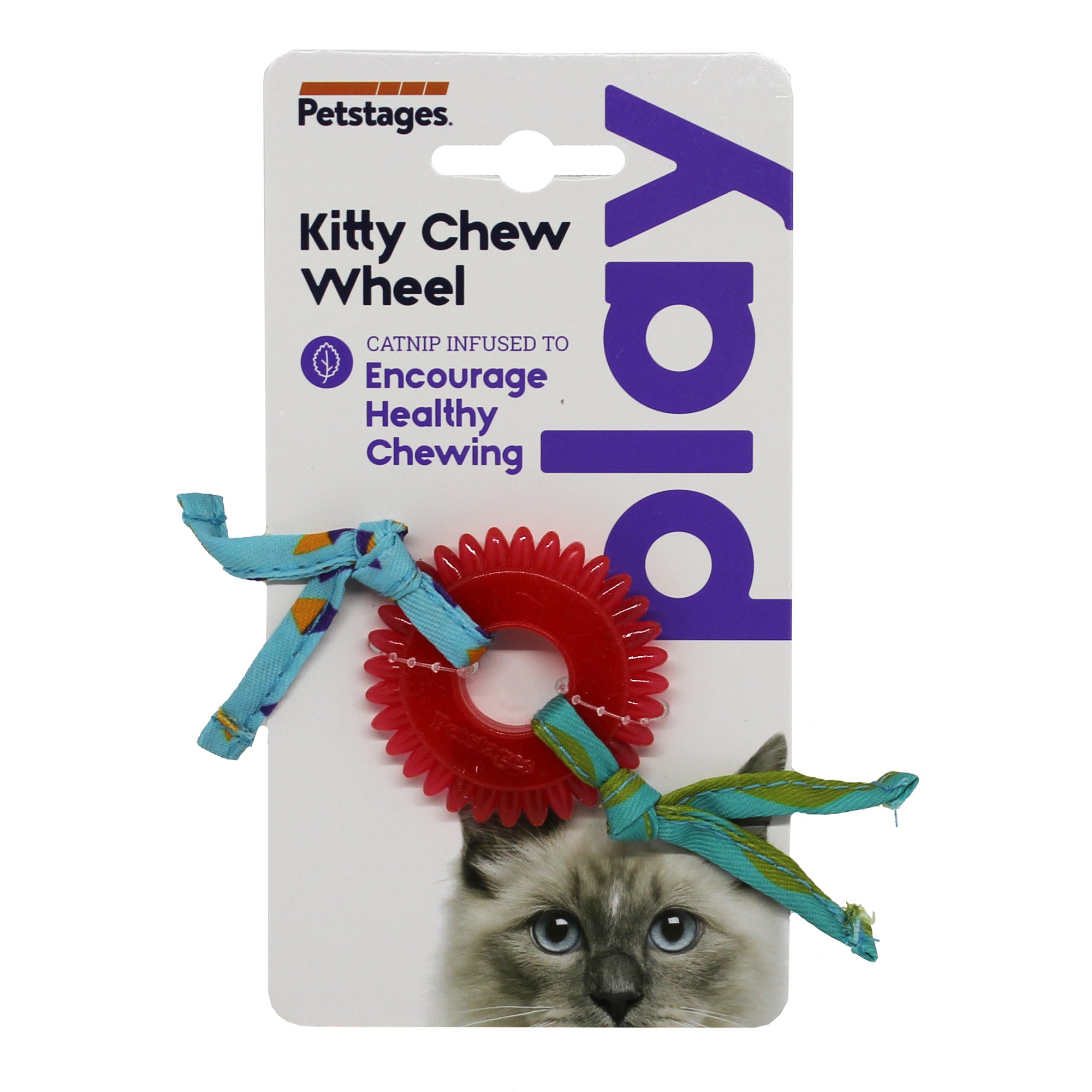 Katzenspielzeug Petstages Kitty Chew Wheel