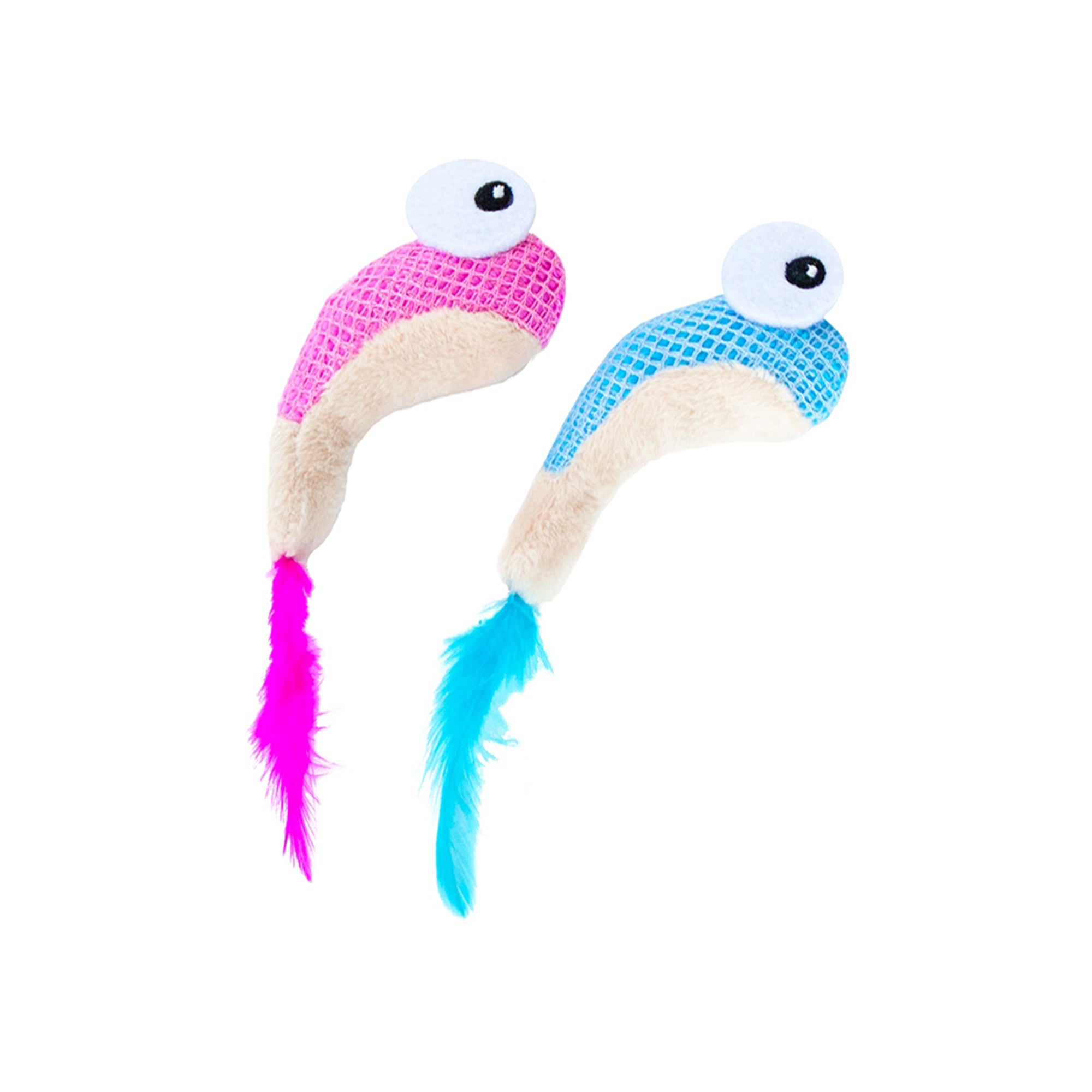 Kattleksak Petstages Dental Shrimpies